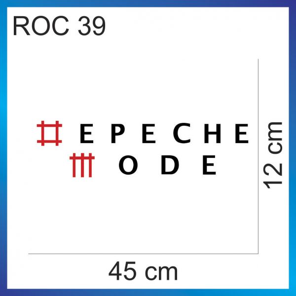 ROC 39 - DEPECHE MODE 3 - 45cmx12cm