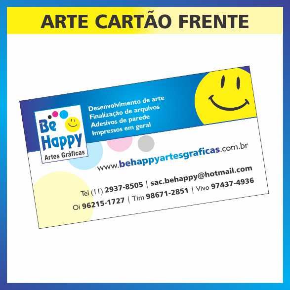 Arte Cartão Frente