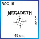 ROC 15 - MEGADETH - 45cmx32cm